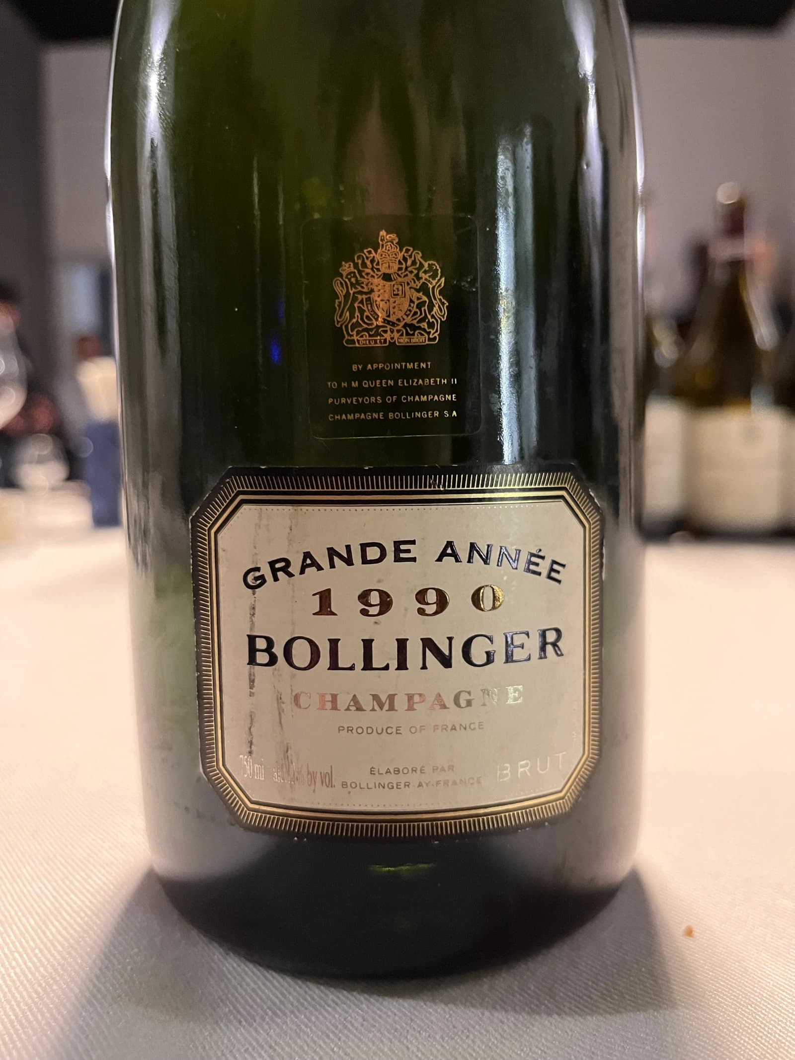 Bollinger Grande Année 1990