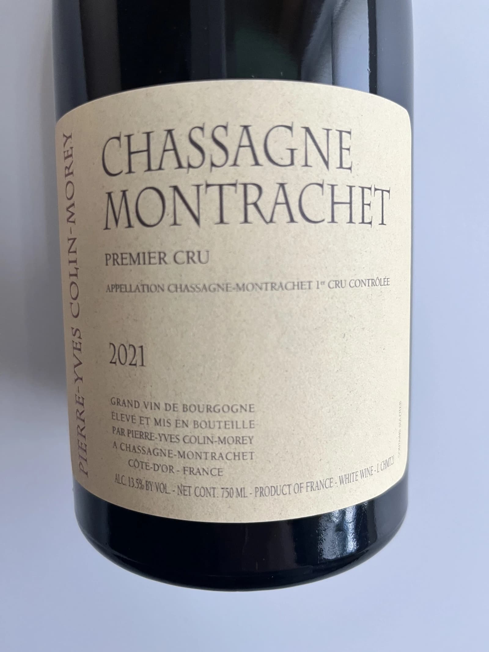 Pierre-Yves Colin-Morey Chassagne Montrachet Premier Cru 2021