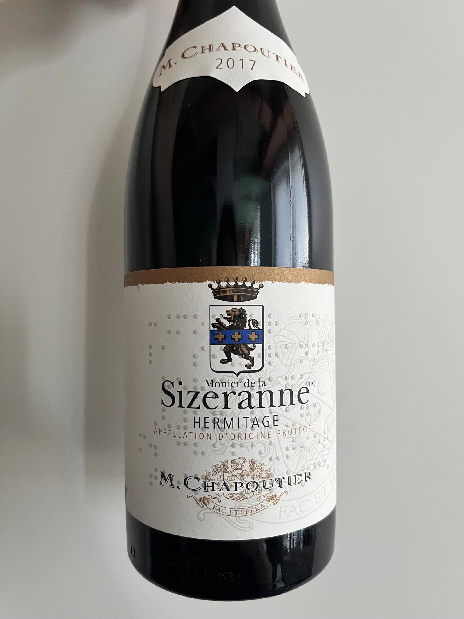 Chapoutier Monier de la Sizeranne Hermitage 2017