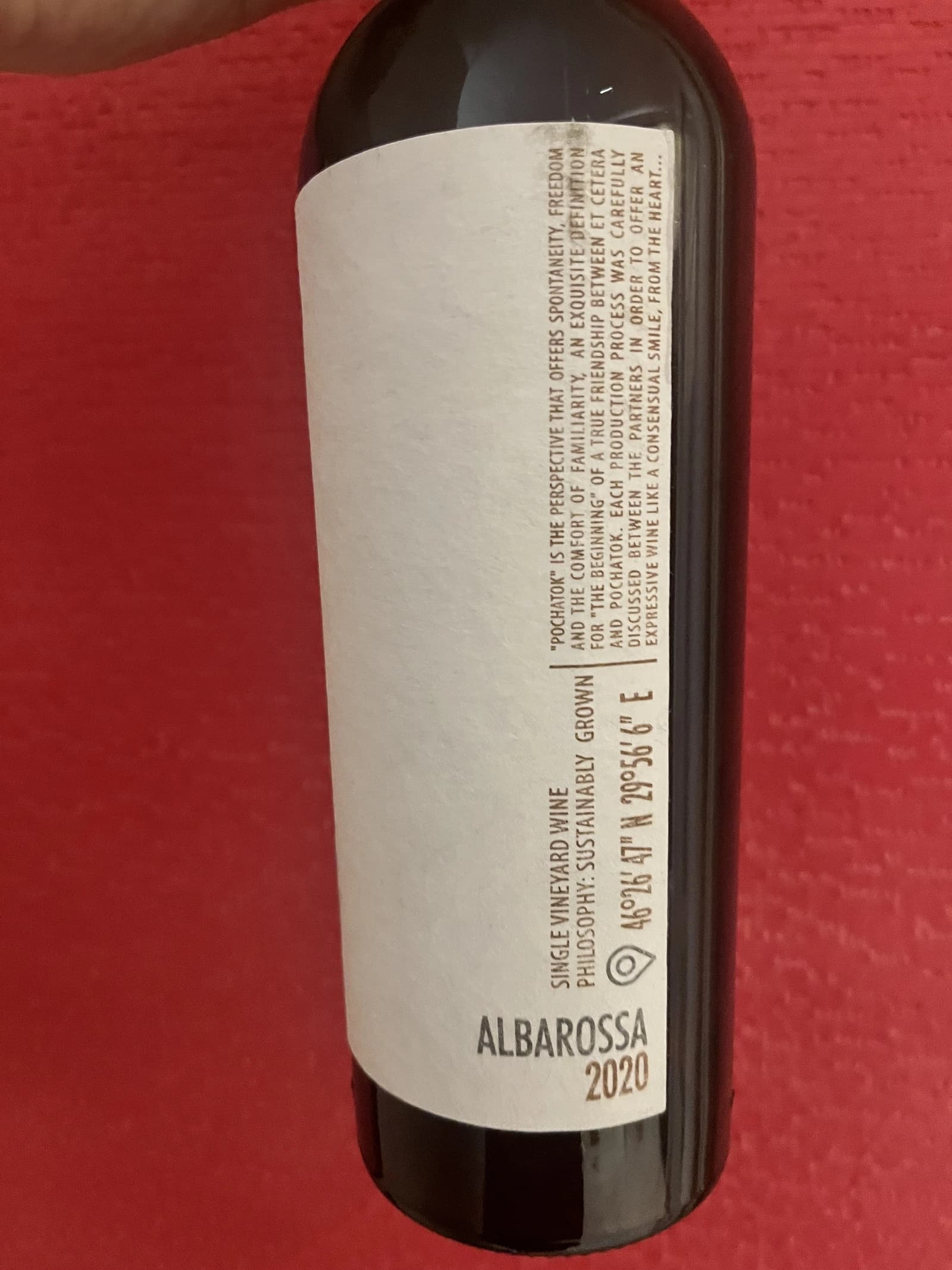 Et Cetera Pochatok Albarossa 2020