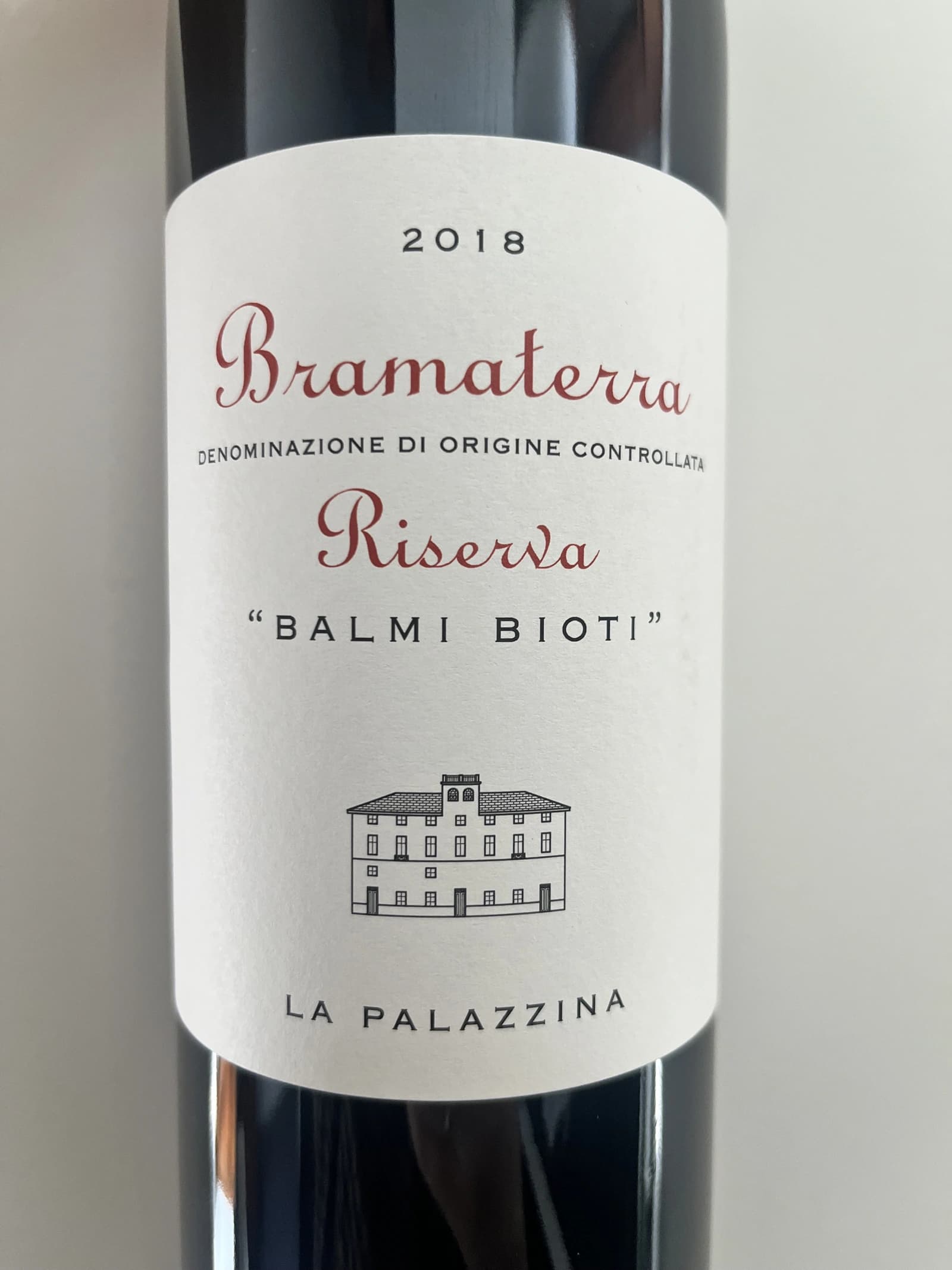 La Palazzina Balmi Bioti Bramaterra Riserva 2018